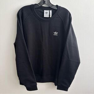 NEW MEN'S ADIDAS ORIGINALS  TREFOIL CREW SWEATSHIRT ~SIZE LARGE  #IY493